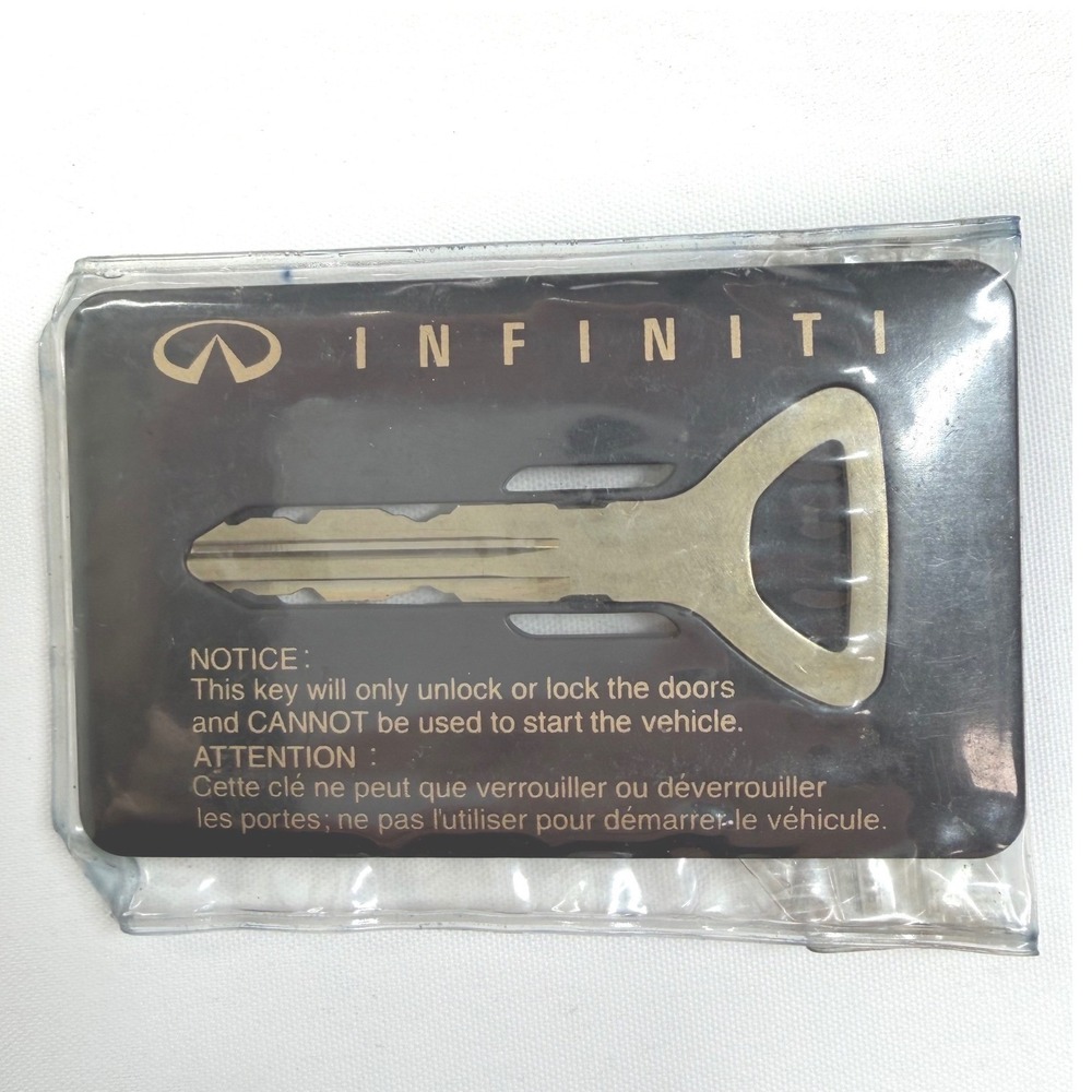 Infiniti‎ OEM Emergency Door Key Valet/Lock-Only Key Factory Original NEW Sealed